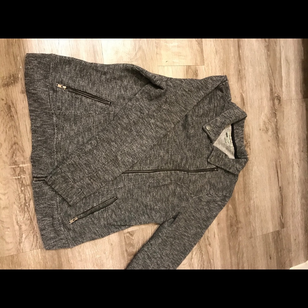 Gray Knit Jacket - Picture 3 of 4